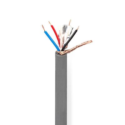 Nedis DMX-Kabel | 110 Ohm | 20 x 0.12 mm | 100 m | Donkergrijs | 1 stuks - COTR15020GY100 COTR15020GY100