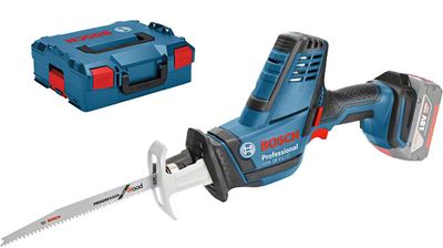 Bosch Blauw GSA 18 V-LI C Professional Accu reciprozaag | Zonder Accu&apos;s En Lader | In L-Boxx - 06016A5001