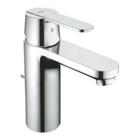 Wastafelkraan Grohe Get Medium 1-Gats Met Waste Chroom - thumbnail