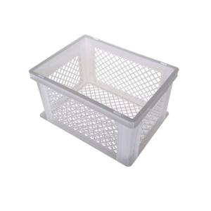 Lastpak Fietskrat - wit - lichtgewicht - 40x30x22 cm - melkkrat