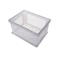 Lastpak Fietskrat - wit - lichtgewicht - 40x30x22 cm - melkkrat