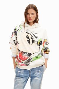 Oversized sweatshirt Mickey Mouse - WHITE - S