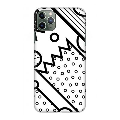 Pop Art #4: Volledig geprint iPhone 11 Pro Max Hoesje