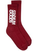 STADIUM GOODS® chaussettes à logo imprimé - Rouge