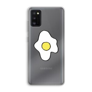 Spiegelei: Samsung Galaxy A41 Transparant Hoesje