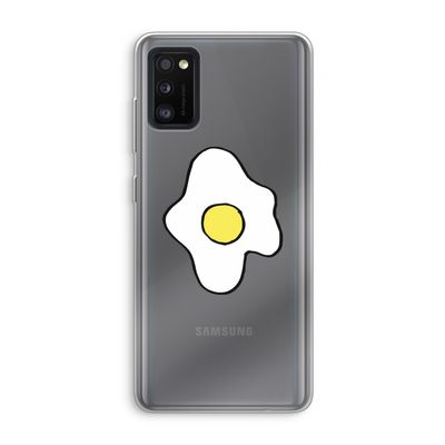 Spiegelei: Samsung Galaxy A41 Transparant Hoesje