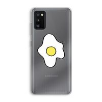 Spiegelei: Samsung Galaxy A41 Transparant Hoesje