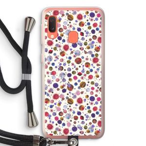 Planets Space: Samsung Galaxy A20e Transparant Hoesje met koord