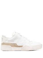 MARANT baskets en cuir à design colour block - Blanc