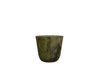 Pot Palermo marble green D17 H15 cm - Ts