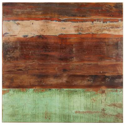 Tafelblad vierkant 15-16 mm 80x80 cm massief gerecycled hout