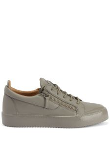 Giuseppe Zanotti baskets Frankie Match en cuir - Gris