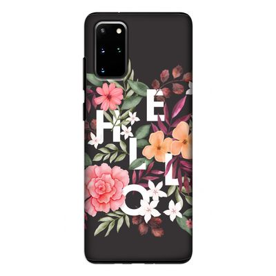 Hello in flowers: Samsung Galaxy S20 Plus Tough Case