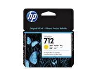 HP 712 29 ml inktcartridge voor DesignJet, geel
