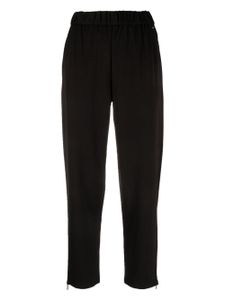 Armani Exchange pantalon de jogging à chevilles zippées - Noir