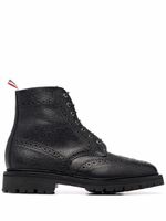 Thom Browne bottes à finitions richelieus - Noir - thumbnail