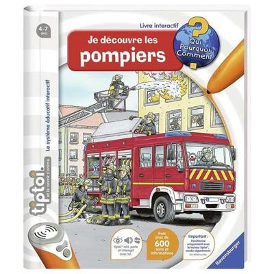 tiptoi educatief e-boek - Ik ontdek de brandweerlieden - Ravensburger - Gemengd - Vanaf 4 jaar