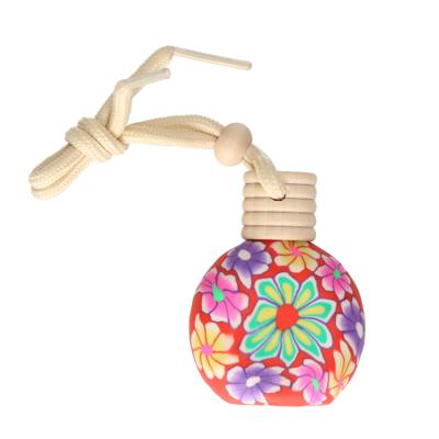Auto parfum/luchtverfrisser - dennengeur - in sierlijk flesje - 15 ml