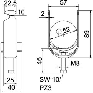 OBO Bettermann 1186449 Beugelklem 1 stuk(s)