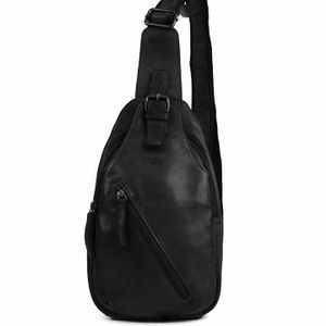 Bear Design Crossbody Rugzak / Bodybag Daley Zwart