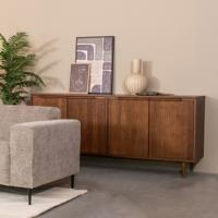 LABEL51 Dressoir 'Jule' Walnoot Eiken, 200cm