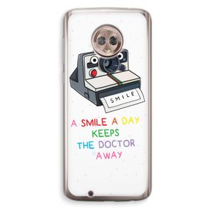 Smile: Motorola Moto G6 Transparant Hoesje
