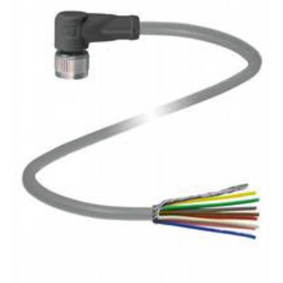 Pepperl+Fuchs 251796 Kabeldoos M12 Aantal polen (sensoren): 8 Bus, haaks 10.00 m 1 stuk(s)