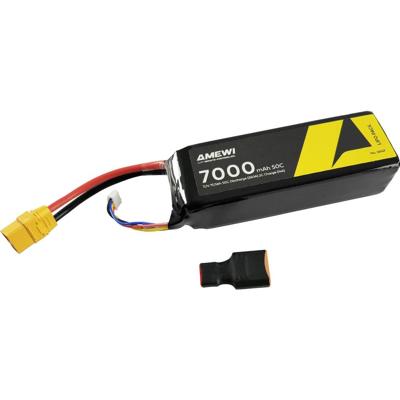 Amewi LiPo accupack 11.1 V 7000 mAh Aantal cellen: 3 Hardcase XT90