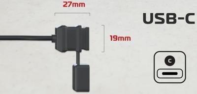 OXFORD oplaadkabel kit usb-charging device oxfor type c 3.0 amp
