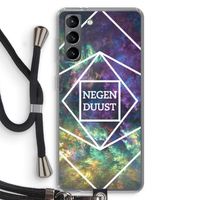 Negenduust ruimte: Samsung Galaxy S21 Transparant Hoesje met koord