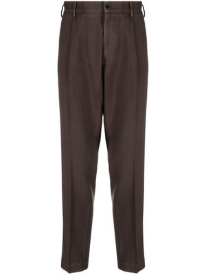 Dell'oglio pantalon Riccardo à coupe droite - Marron