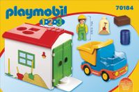 Playmobil 1.2.3. Werkman met Sorteer-garage 70184 - thumbnail