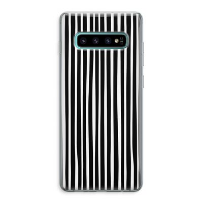 Stripes: Samsung Galaxy S10 Plus Transparant Hoesje