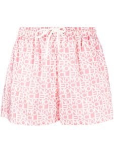 Moncler Shorts met trekkoordtaille - Roze