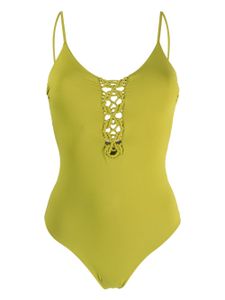 Fisico maillot de bain à détails tressés - Vert