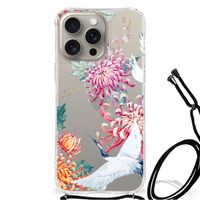 iPhone 15 Pro Max Case Anti-shock Bird Flowers - thumbnail