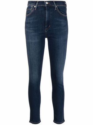Citizens of Humanity jean skinny Rocket à taille mi-haute - Bleu