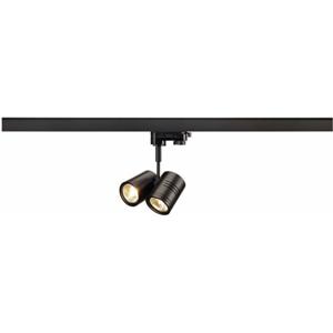 SLV BIMA 230V-railsysteem lamp GU10 Zwart (mat)