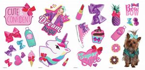 RoomMates muurstickers JoJo Siwa Cute and Confident vinyl 23 stuks RoomMates muurstickers JoJo Siwa Cute and Confident vinyl 23 stuks