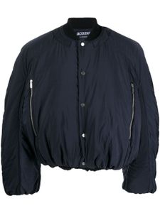 Jacquemus veste bomber matelassée Croissant - Bleu