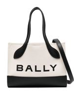 Bally sac cabas colour block à logo imprimé - Tons neutres