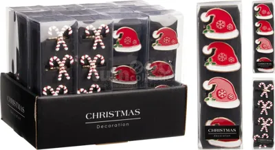 Servetringen Kerstfiguur Assorti 4st
