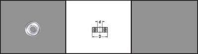 Trasco kogellager 15.9mm opname 6.35mm 39050-0-15900