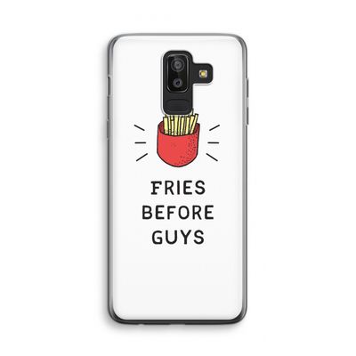 Fries before guys: Samsung Galaxy J8 (2018) Transparant Hoesje