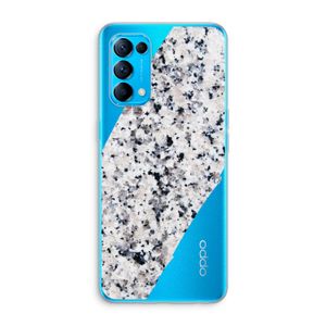 Gespikkelde marmer: Oppo Find X3 Lite Transparant Hoesje