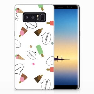 Samsung Galaxy Note 8 Siliconen Case IJsjes