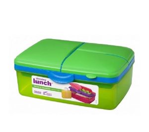 Sistema Lunch Slimline Quaddie Lunchbox Groen / Blauw