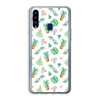 Ananas bladeren: Samsung Galaxy A20s Transparant Hoesje