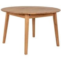 House Nordic Metz Eiken Eettafel Rond | Uitschuifbaar