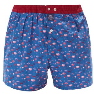 McAlson Boxer met binnenbroek met print blauw